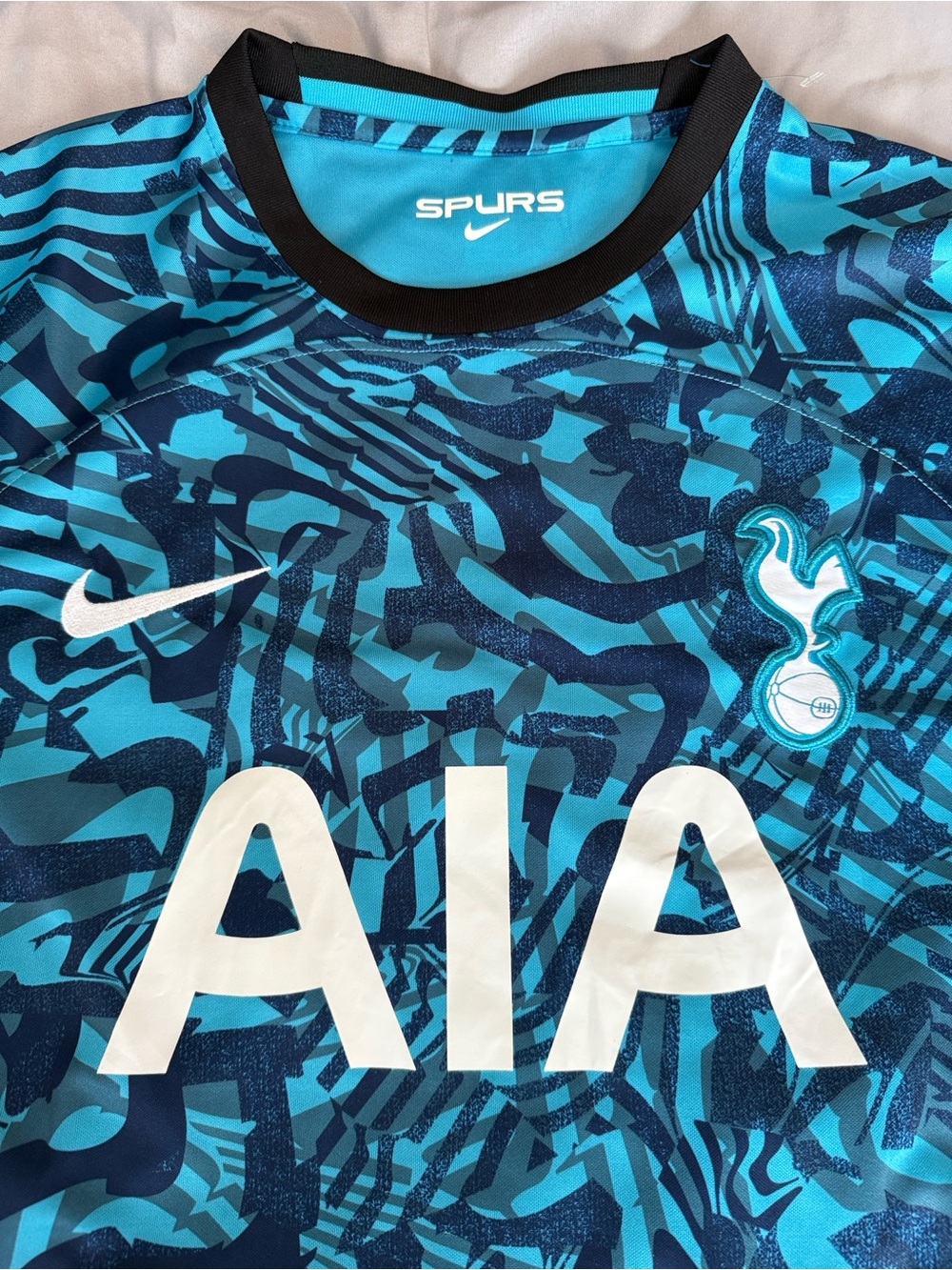 Nike Tottenham Spurs Soccer Jersey in Teal and Navy - Small